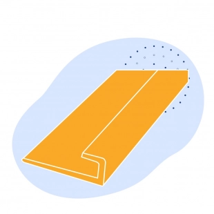 Алюминиевый профиль L-образный 32x3.7x3.7 мм АМц ГОСТ 13737-90