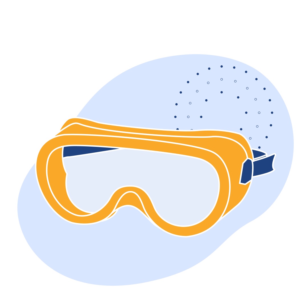 Очки ЭТАЛОН ЗН4 закрытые с непрямой вентиляцией