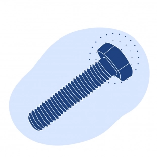Болт шестигранный с фланцем 30ХГСА М20x200 мм DIN 6921