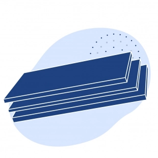 Капролон листовой 180х1000х1050 мм серый ПА 6-МГ