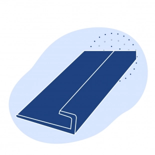 L-образный профиль стальной 80х80х6 мм ст8 ГОСТ 8509-93