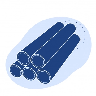 Труба нержавеющая хромированная 140х9 мм 08Х20Н14С2 ГОСТ 9941-81