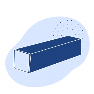 Оцинкованная квадратная труба 35х35х3 мм Ст3сп ГОСТ 8639-82