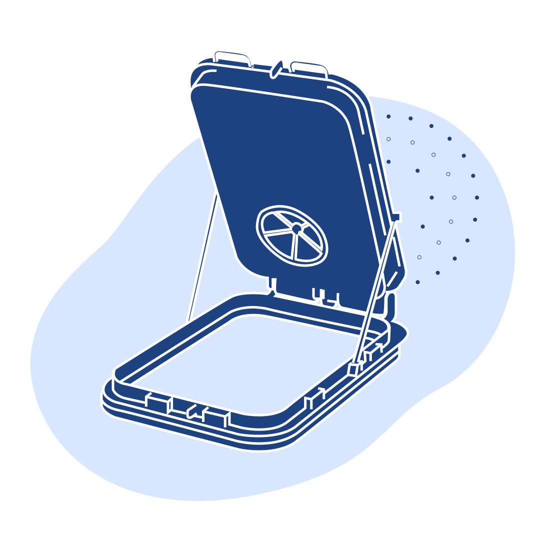 Крышка судовых люков 1030х1030 мм ГОСТ 25309-94