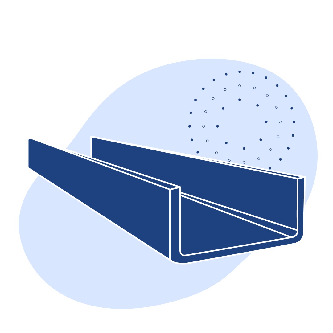 Швеллер стальной гнутый равнополочный 100х80х3 мм Ст3сп ГОСТ 8278-83